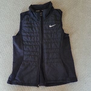 Nike Black Quilted Running Vest